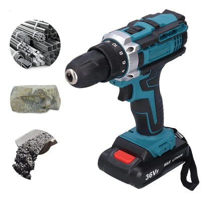 Akumulátorový vrtací šroubovák 36VF (30 N·m, 2 rychlosti, sklíčidlo 12 mm)